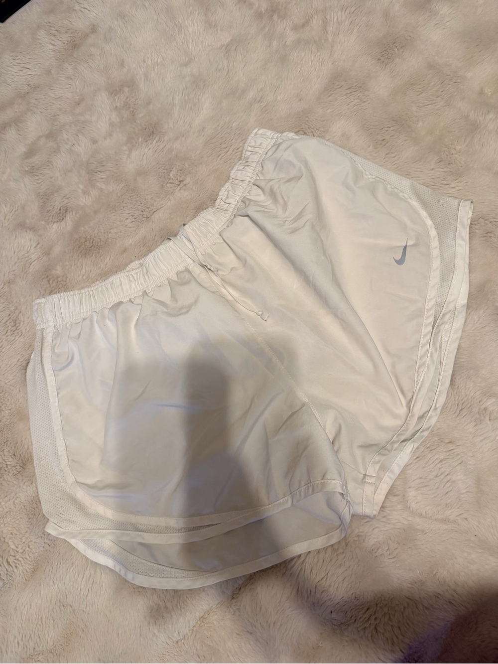 Nike Women’s White Athletic Running Shorts